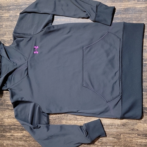 Under Armour Loose Pullover Hoodie Size Small clay/pink women's - Picture 4 of 8